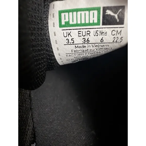 Puma Roma OG Trainer Sneaker Shoe Pewter Silver Black Grey Size M 3.5 EU 36 - Image 8
