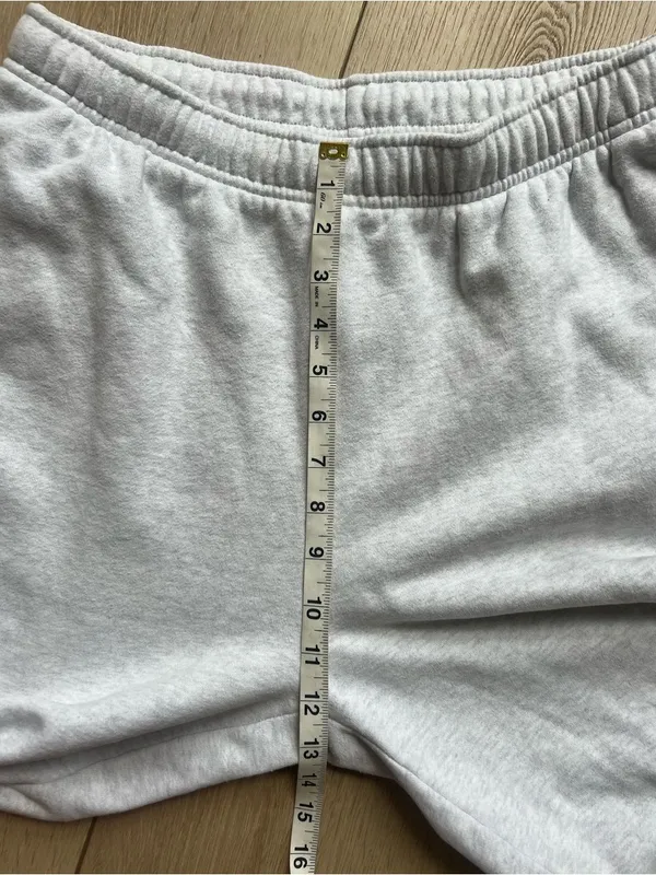 Aritzia TNA Sweatfleece Cozy Fleece Mega Fit Heather Grey Sweatpants Size Medium - Image 11