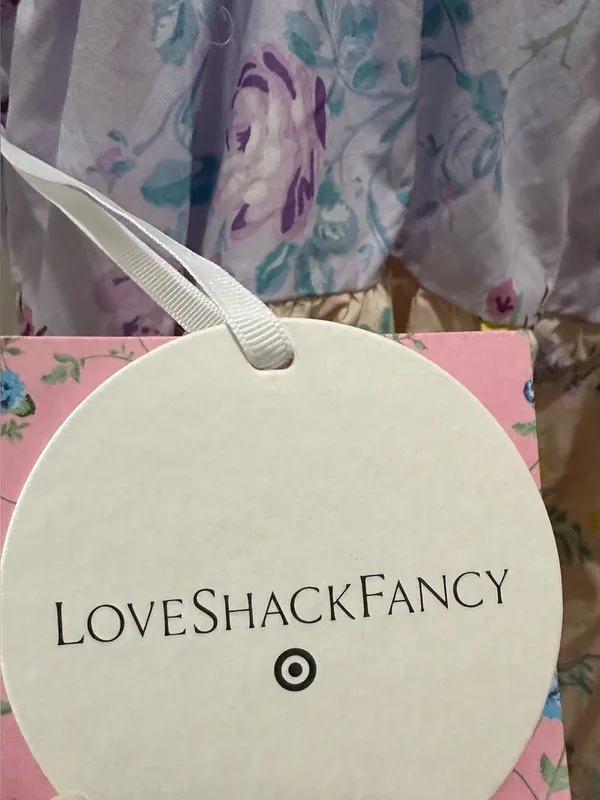 LOVESHACKFANCY x TARGET Jeanne Mixed Floral Mini Dress XL - Image 5