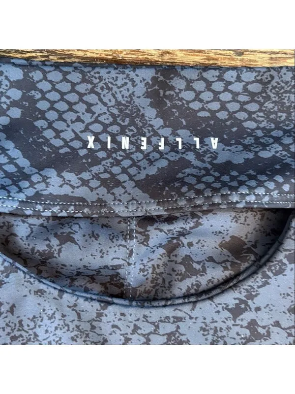 Allfenix Longline Snake Print Sports‎ Bra Grey Black Small EUC Removable Pads - Image 4