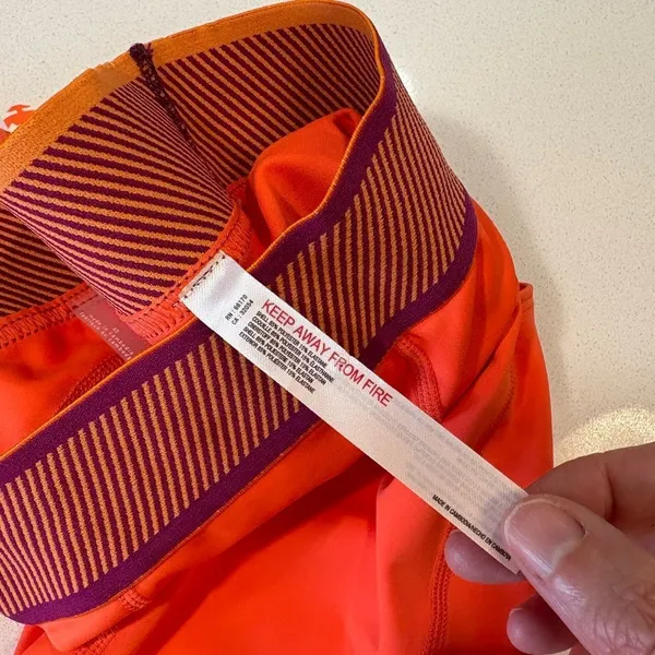 NWT FP Movement Endurance orange leggings size XS - Image 6