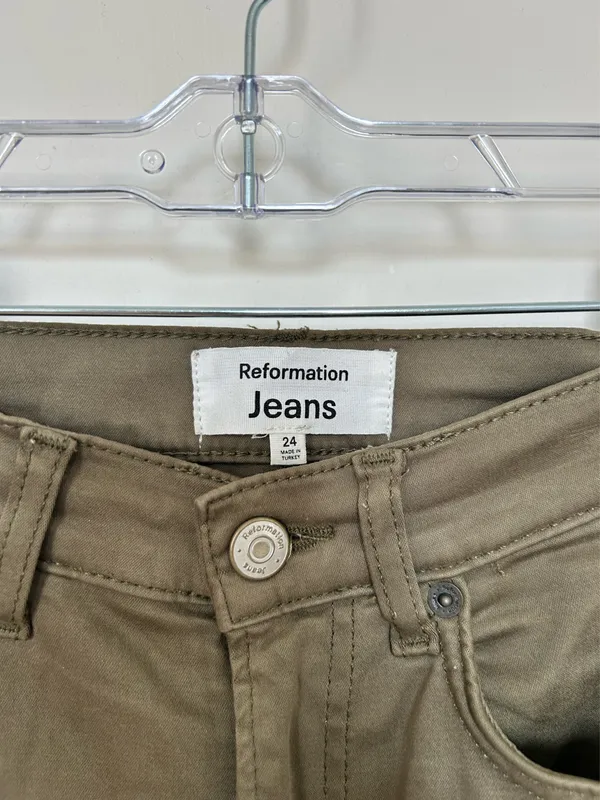 Reformation Emma High-Rise Wide-Leg Jeans - Image 6
