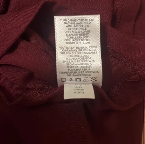 Material Girl Burgundy Lace Dress | Size Small - Image 9