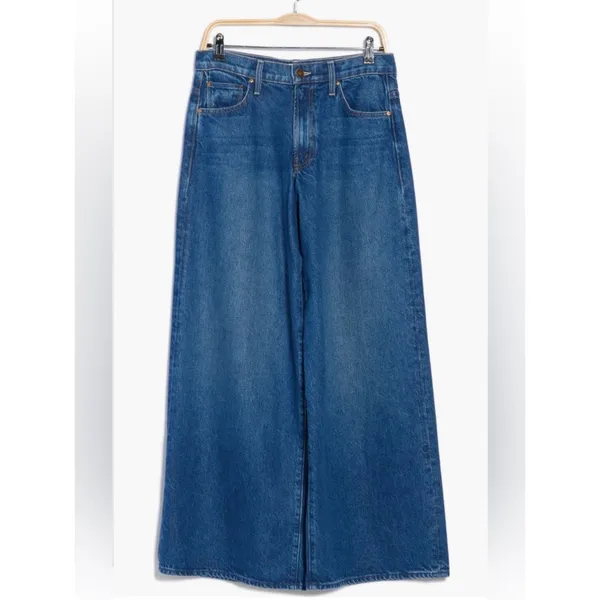 Mother The Rigatoni Sneak Wide Leg Jean - Image 3