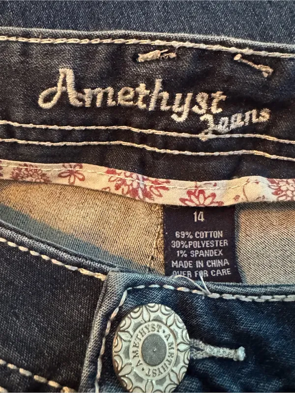 Amethyst embellished bootcut jeans 14 - Image 6