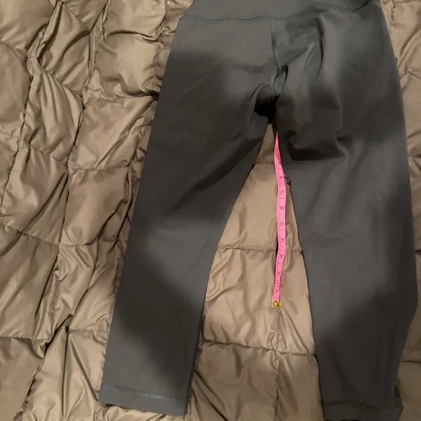 Lululemon Wunder Under High-Rise Crop Leggings Black Size 6 Yoga Pants 19" - Image 6