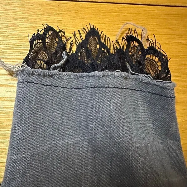 Mother high waisted looker dagger ankle fray Lacey saloon 23 jeans - Image 5