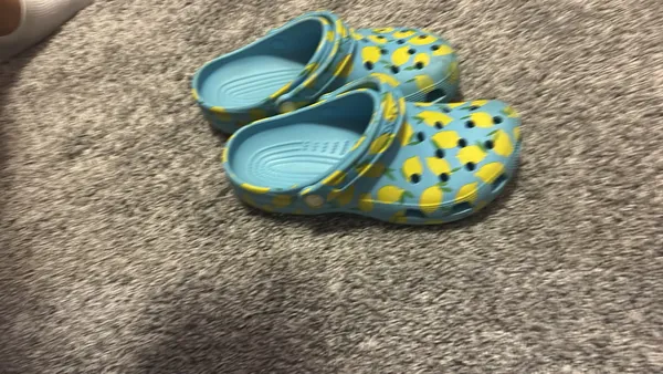 Lemon Crocs Classic Clogs - Image 2