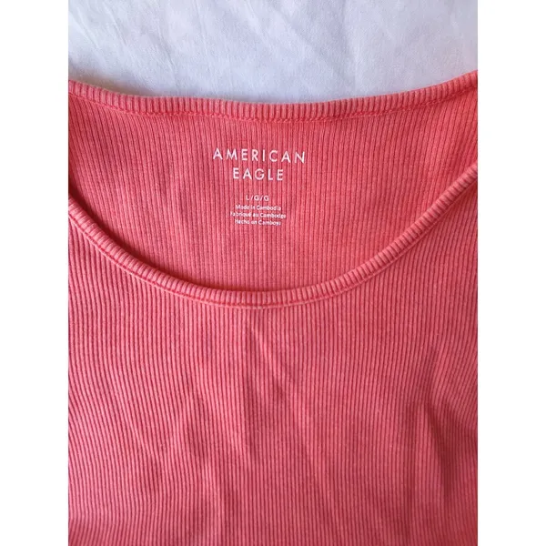 L Ribbed Cropped Tank American Eagle - Image 3