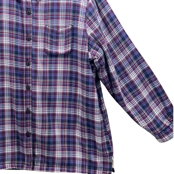 LL‎ Bean Shacket Blue Large - Image 4