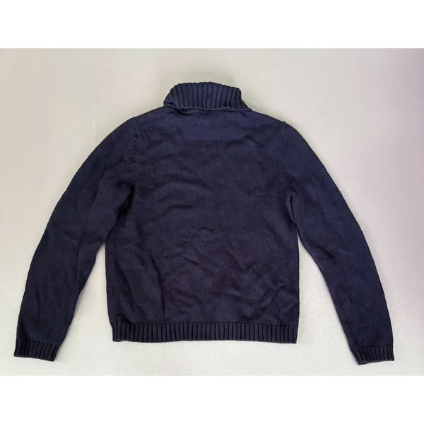 Ralph Lauren Women's Turtleneck Pullover Sweater Blue Size L‎ - Image 2