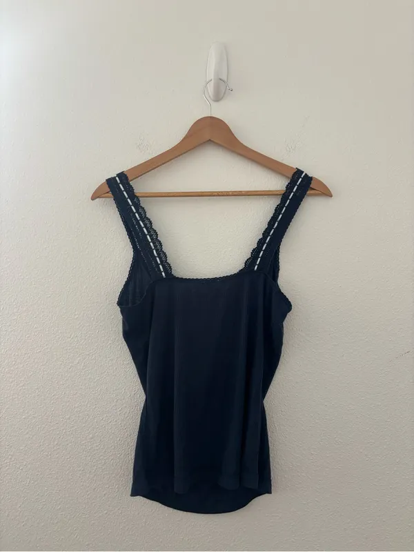 Free People only you tank in navy - Image 4