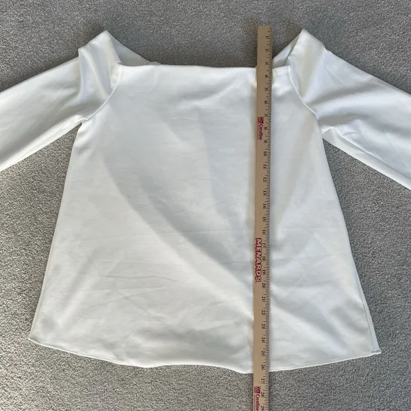 Tuckernuck White Miranda Off The Shoulder Blouse Top 3/4 Sleeve Women's Size XL - Image 12