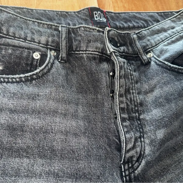 BDG Urban Outfitters Black‎ Distressed Women's Wide Leg Jeans - Image 2