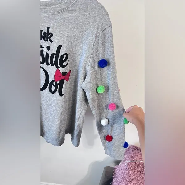 Final price Disney Women's Shirt - Minnie Think Outside The Dot Sweatshirt - Image 7