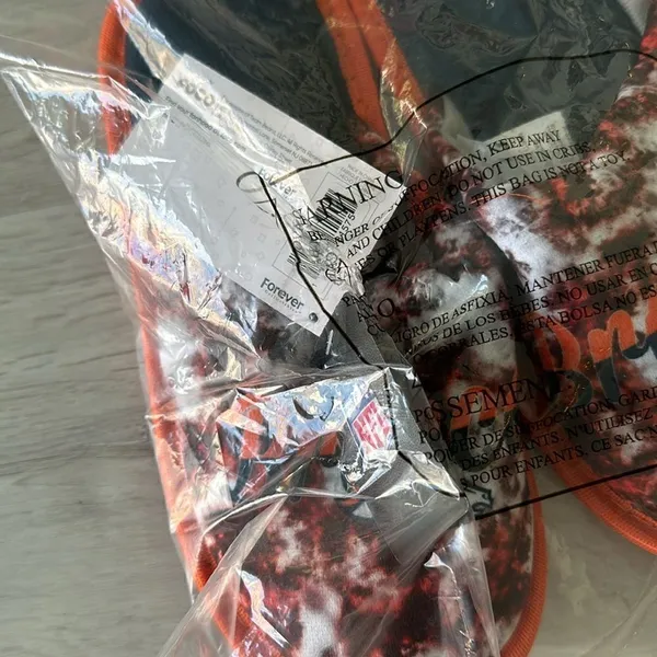 NFL FOCO Denver Broncos Team Scuff Slide Slippers Orange/Blue M (7-8) NWT IN PKG - Image 5