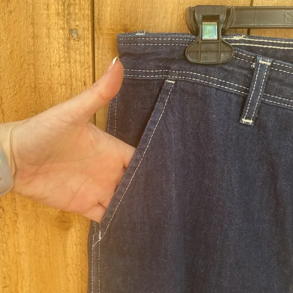 Anthropologie Wrangler Casey Jones Carpenter Barrel Jeans Size 30x31 Wide Leg High Rise Baggy - Image 12
