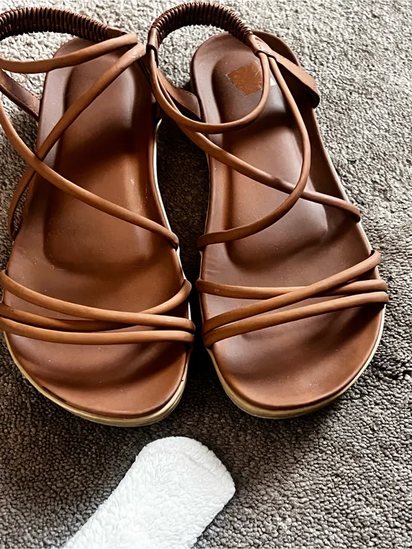SHEIN Brown Strappy Sandals - Image 4