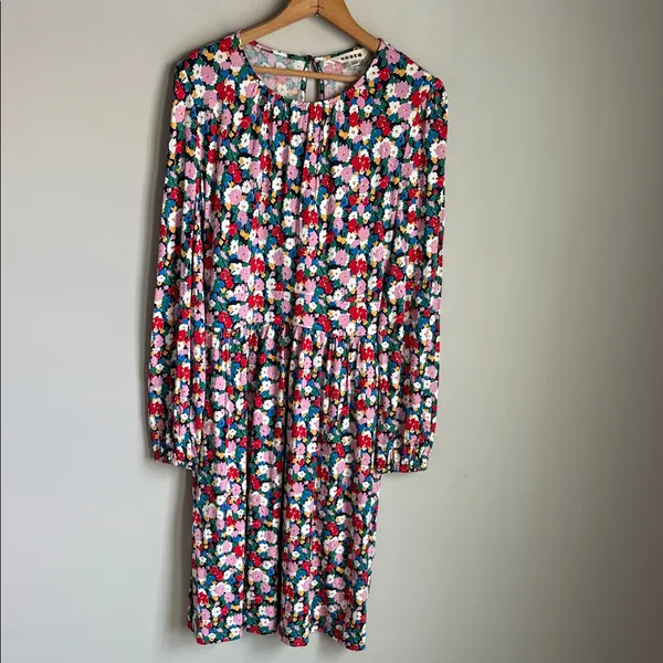 Boden Alexandra Blouson Jersey Dress 8 - Image 2