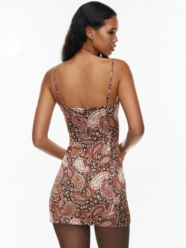 Aritzia Sunday Best Shimmer Satin Dress Mini 4 - Image 2