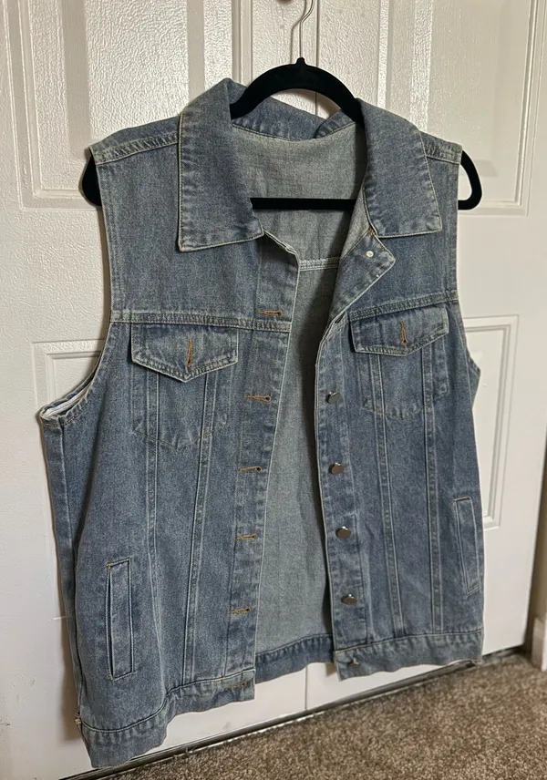 Amazon Denim Vest Blue - Image 5