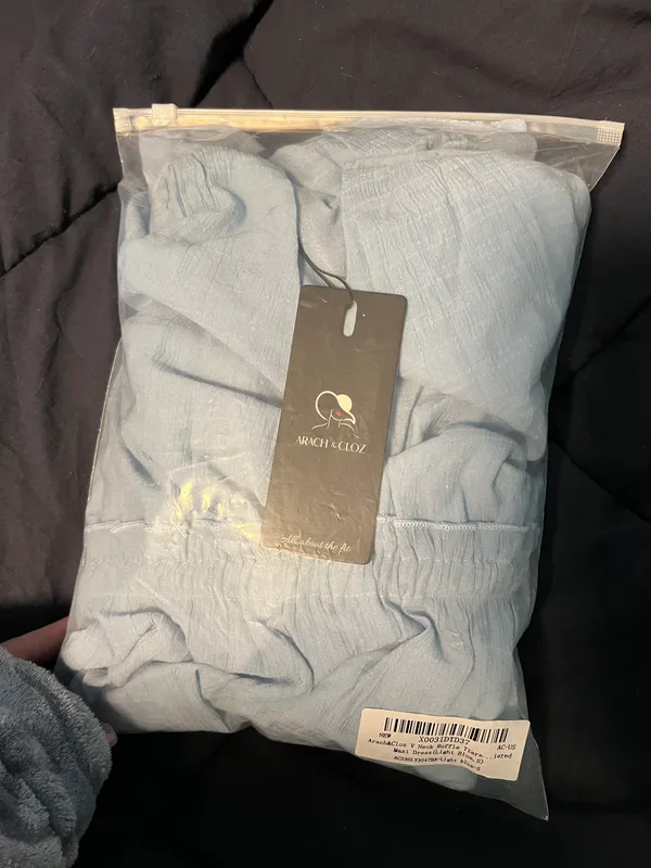Amazon Light Blue Maxi Dress - Image 4
