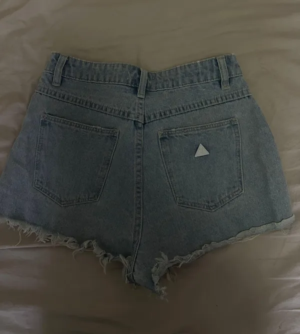 Abrand Denim Shorts - Image 3