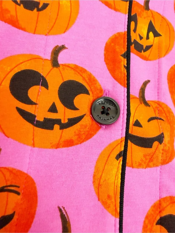 BedHead PJs Jolly Jack-O-Lantern Long Sleeve Classic Stretch Jersey Pajama Set - Image 10
