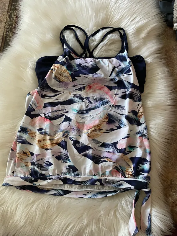 Athleta Vivid Side Tie Tankini Top - Image 8