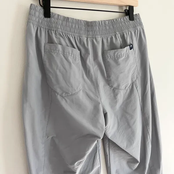 Women’s Drawstring Waist Hiking Outdoor Pants Grey Size 10 - Image 4