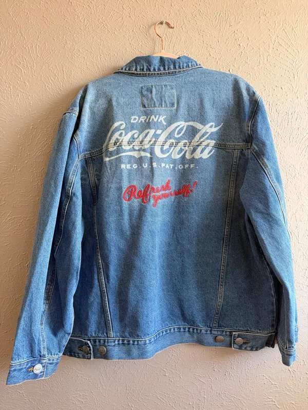 Vintage Coca-Cola Jean Jacket NWOT - Image 2