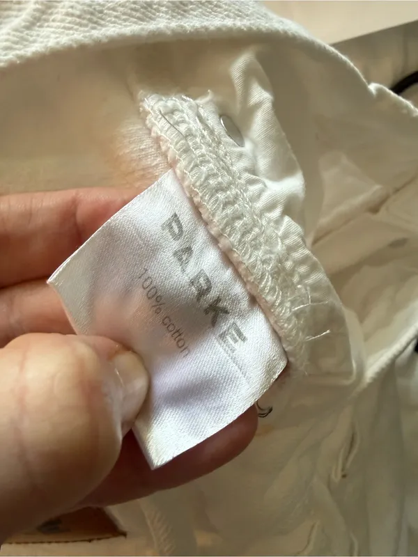 Parke Classic Straight Jeans in White size 31 - Image 5