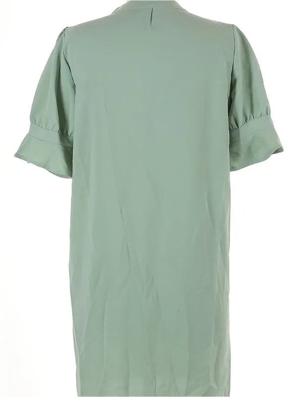 City Chic Mint Green Ruffle-Sleeve Midi Dress - Image 3