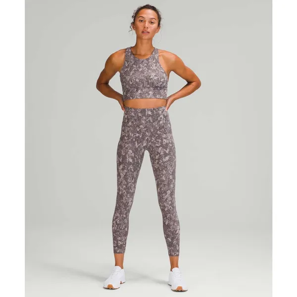 Lululemon Wunder Train Longline Animal Snake Print Sports Bra Crop Tank Top Sz S - Image 3