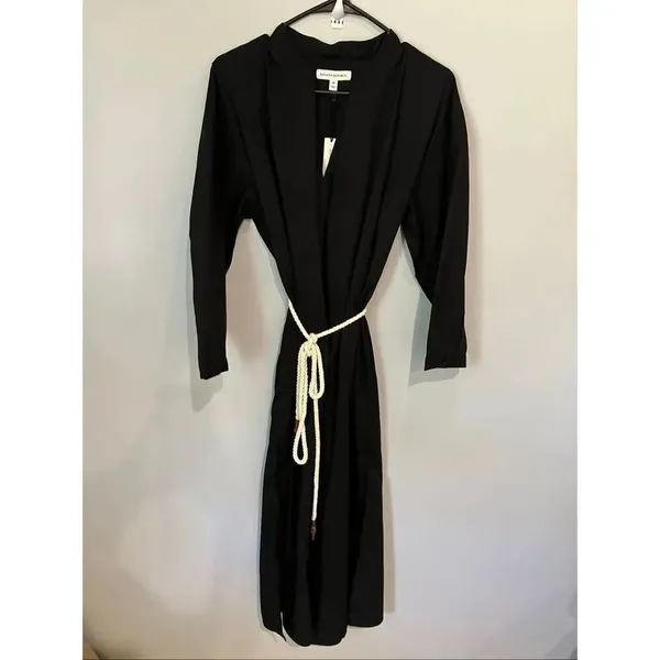 Banana Republic Midi Cotton Poplin Split neck shirt Dress Medium NEW #768 - Image 4