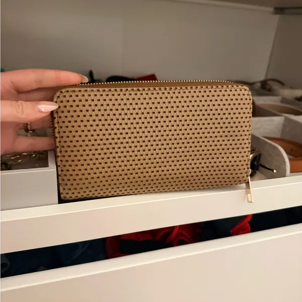 Michael Kors Gold and Tan Wallet - Image 2