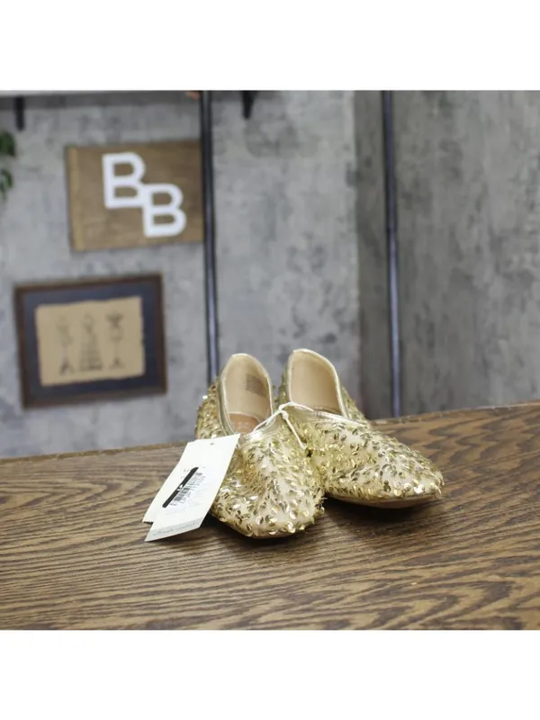A New Day Womens Sammie Shoes Sequin Ballet Flats 94685483 Gold Yellow 6M - Image 3