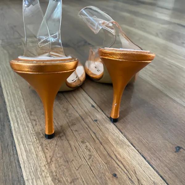 Clear Transparent Heel Shoe Size 6 - Image 8