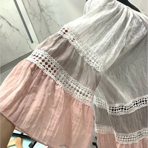 Nice tunic top/ short dress NEW 🌸🌸🌸 Pink Size XL - Image 6