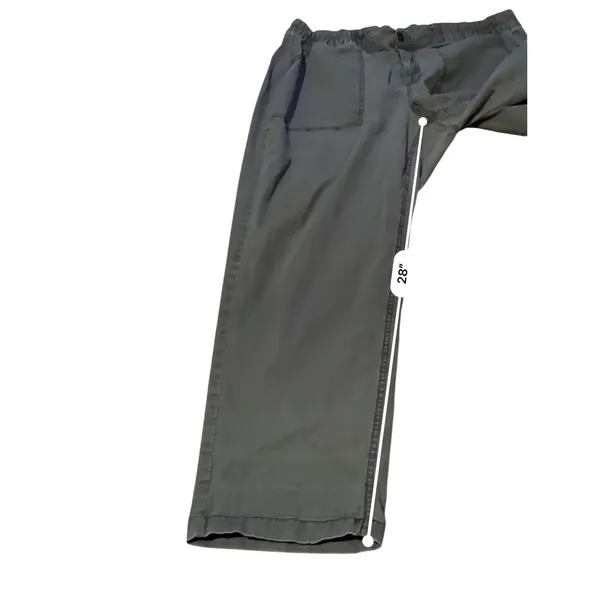 Ava & Viv Utility Ankle Pants Womens 18W Olive‎ Green High Rise Elastic Waist - Image 8