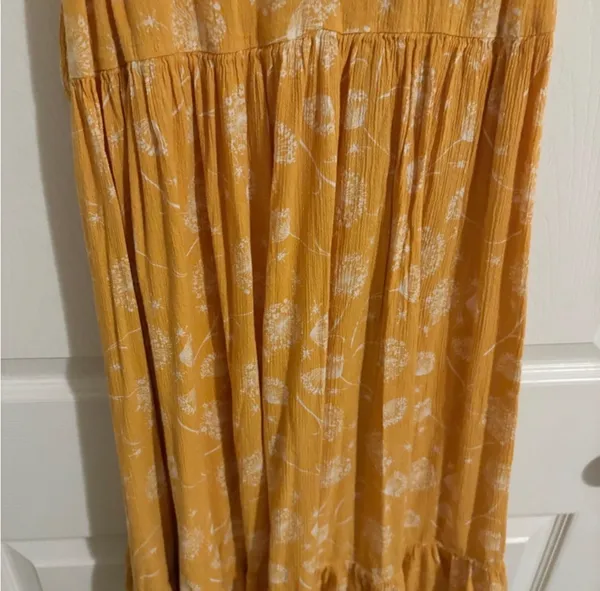 True Craft Yellow Floral Dress  - Image 4