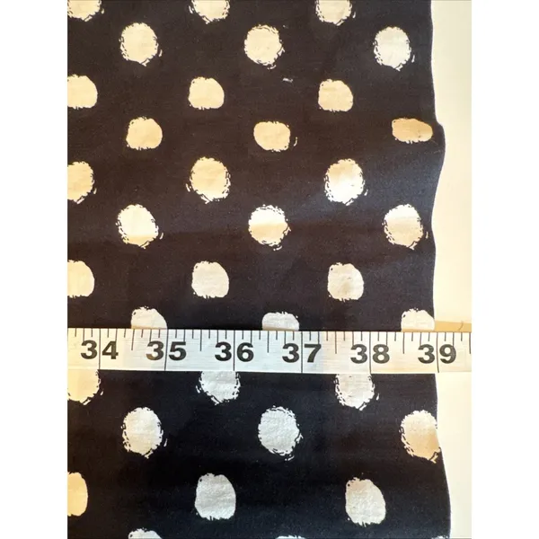 American Living Polka Dot Sleeveless FIt and Flare Midi Dress Scoop Neck Large - Image 9
