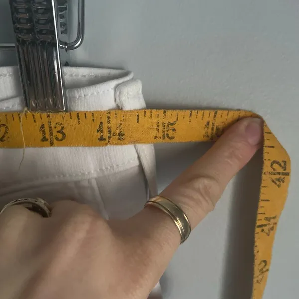 J.Crew High Rise White Straight Leg Jeans size 27 Tall Minimalist Summer‎ - Image 3