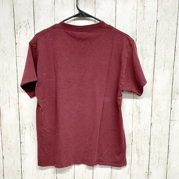 Vintage Soffee Top Unisex Medium Maroon Virginia Tech Graphic Crewneck Tee Shirt - Image 7