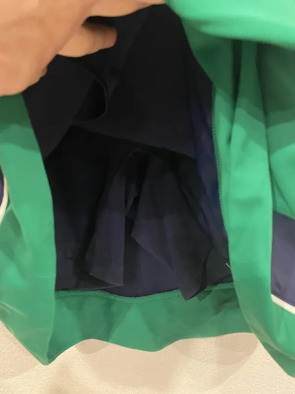 RLX Ralph Lauren Skort Womens XS Blue Green Colorblock Golf Athletic Pockets - Image 3