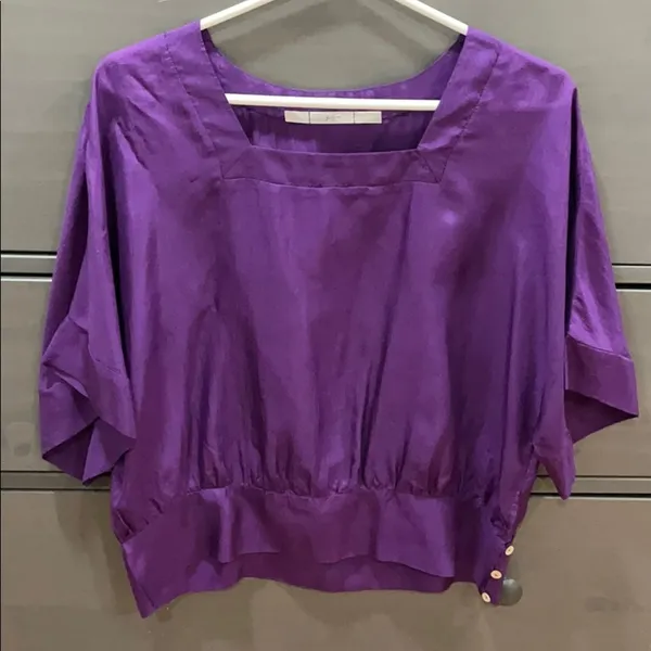 Gibson Purple silky top - Image 2