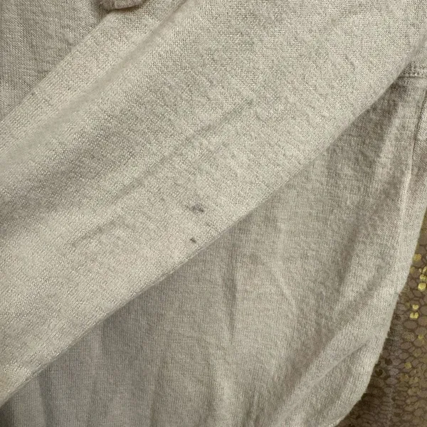 Abercrombie & Fitch Soft Cozy Tie Front Cream Long Sleeve Bodysuit M NWT - Image 7