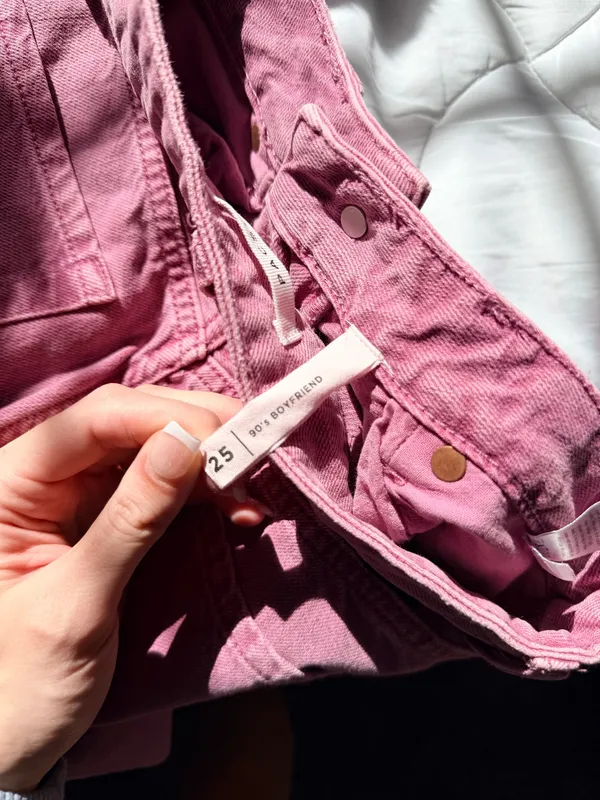 Pink PacSun Jeans 90s Boyfriend - Image 3