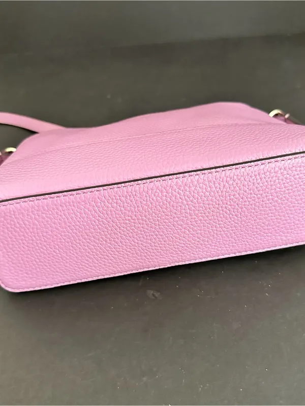Kate Spade Hanna Pebbled Leather Lavender Pink Crossbody Bag NEW - Image 5