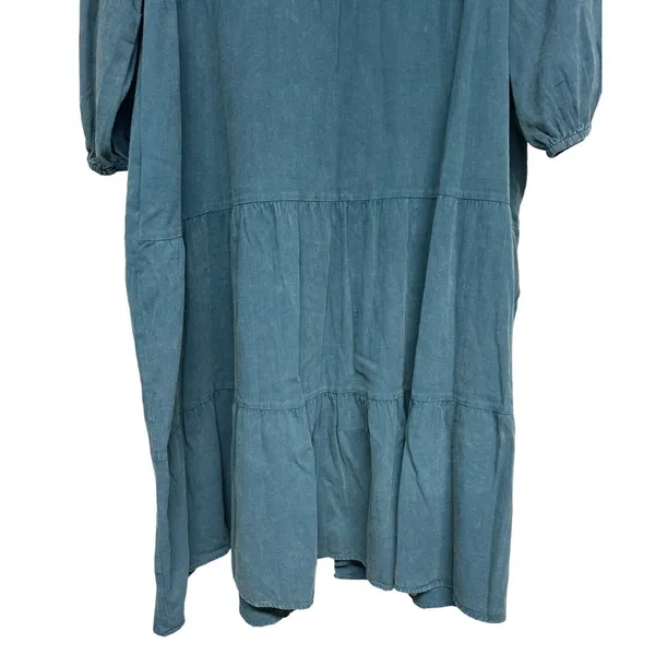 Baltic Born Sari Babydoll Dress Green Women's‎ Size 1XL - Image 6